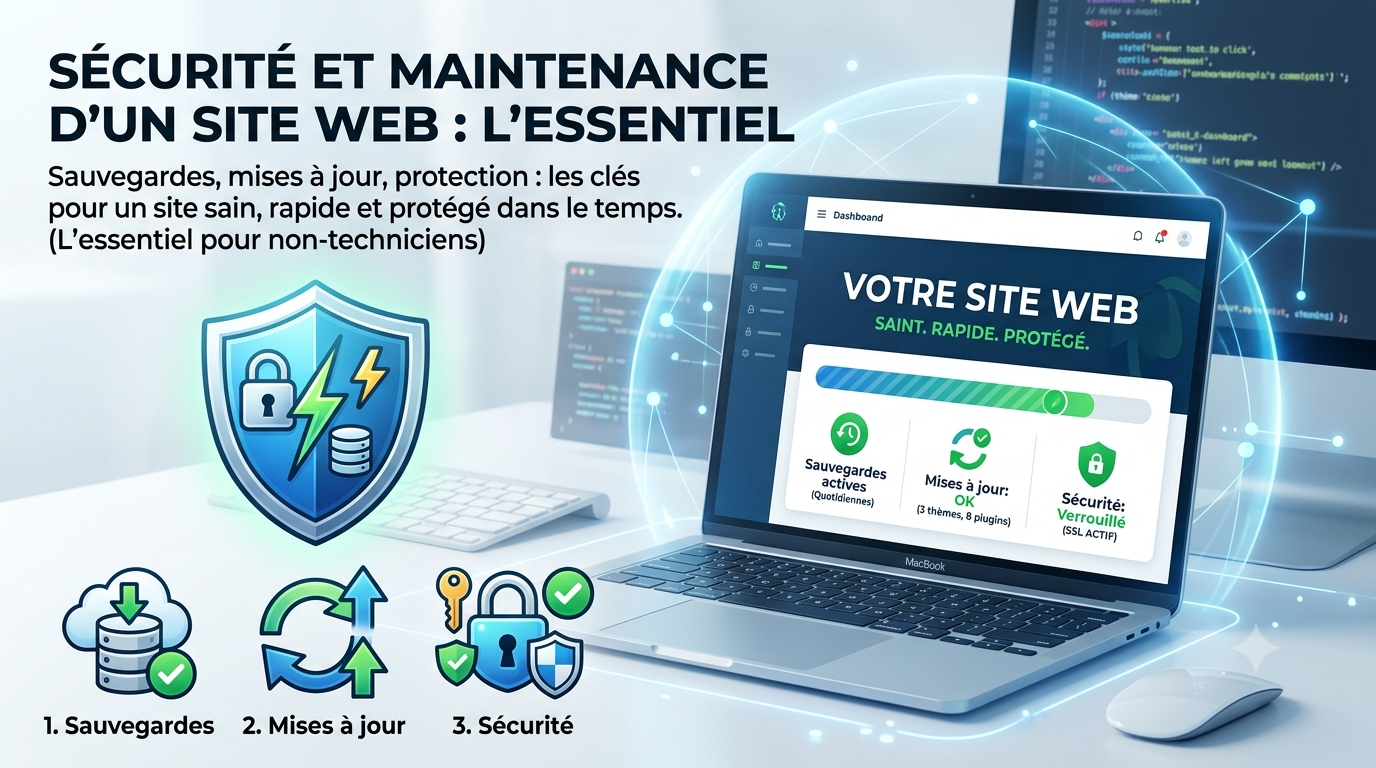 Sécurité et maintenance d'un site web : l'essentiel